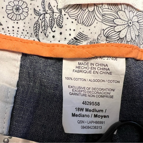 Chambray blue shorts 18W (1011) - Picture 5 of 5